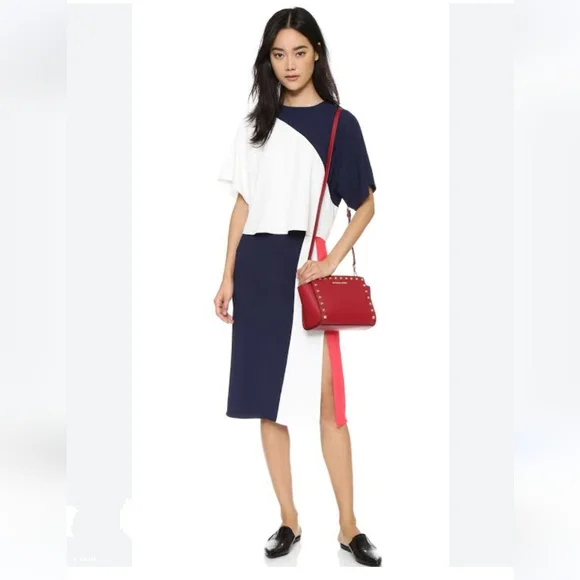 Michael Kors Gold Stud Crossbody Bag - Picture 1 of 8